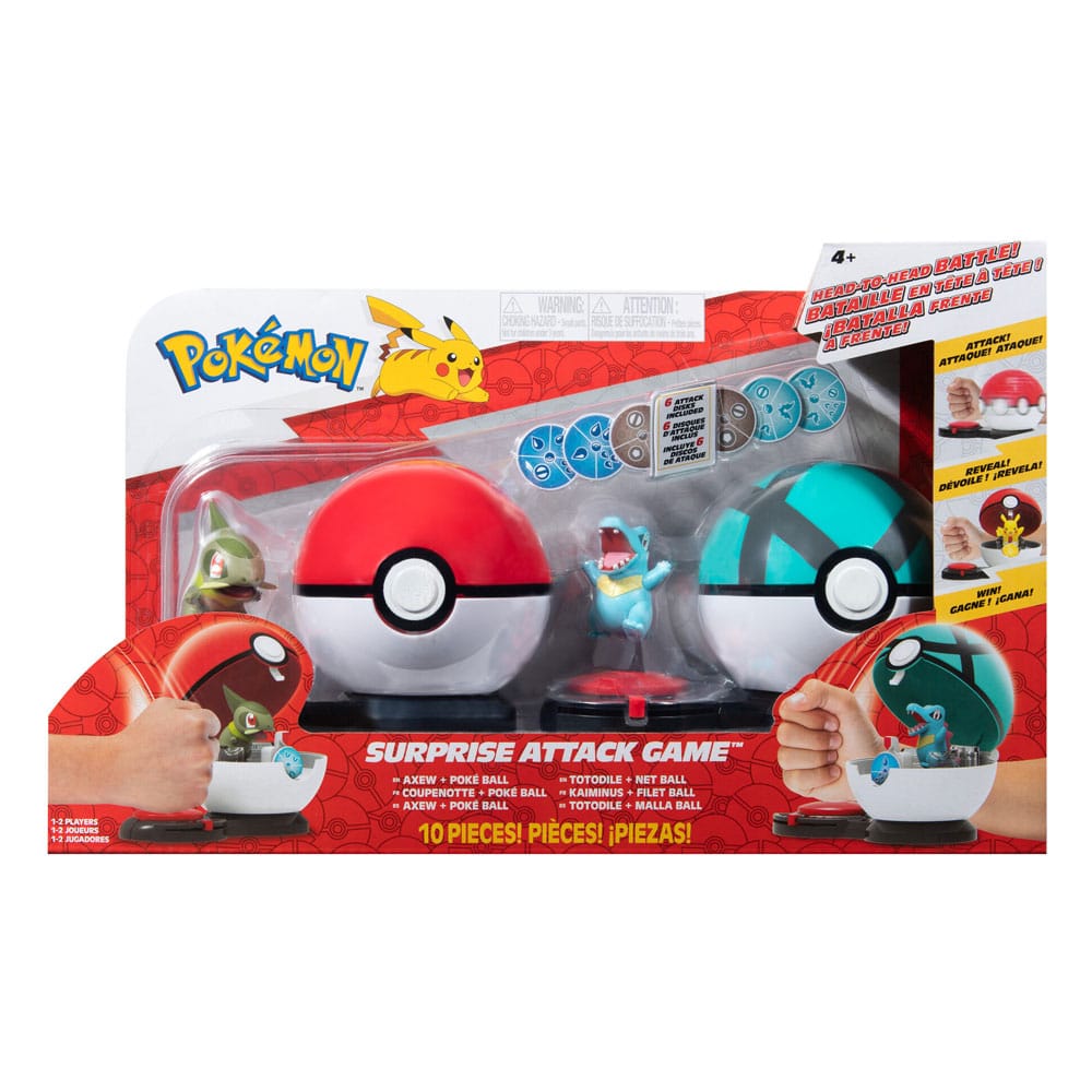 Pokémon Surprise Attack Game Milza & Pokéball vs. Karnimani & Netzball 