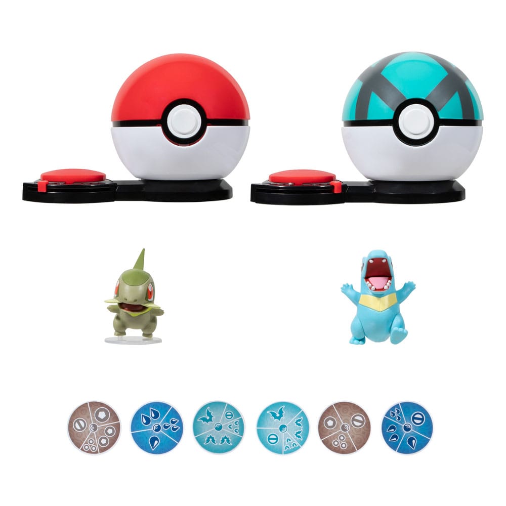 Pokémon Surprise Attack Game Milza & Pokéball vs. Karnimani & Netzball 