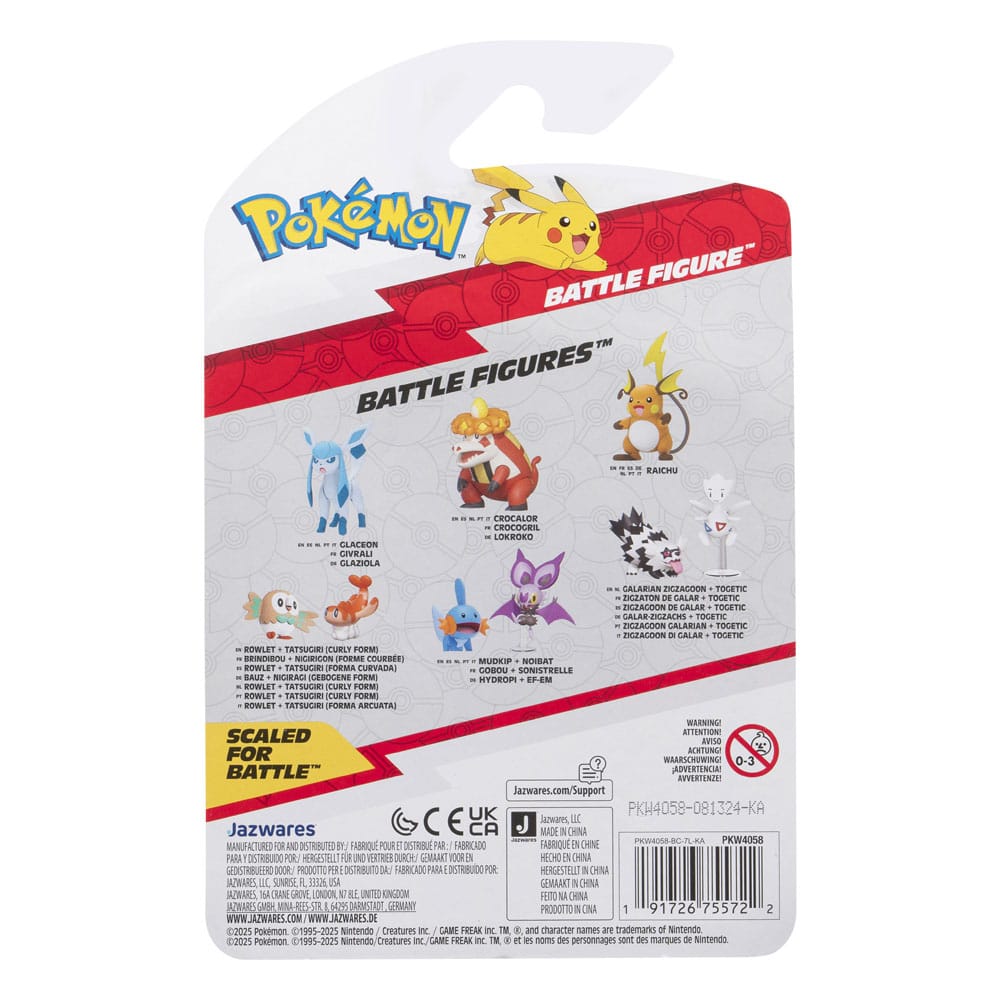 Pokémon Battle Figur Raichu 5 cm                   