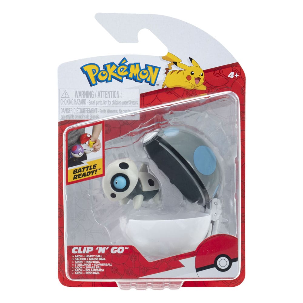 Pokémon Clip'n'Go Poké Balls Stollunior & Schwerball 