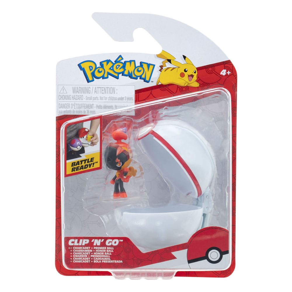Pokémon Clip'n'Go Poké Balls Knarbon & Premierball 