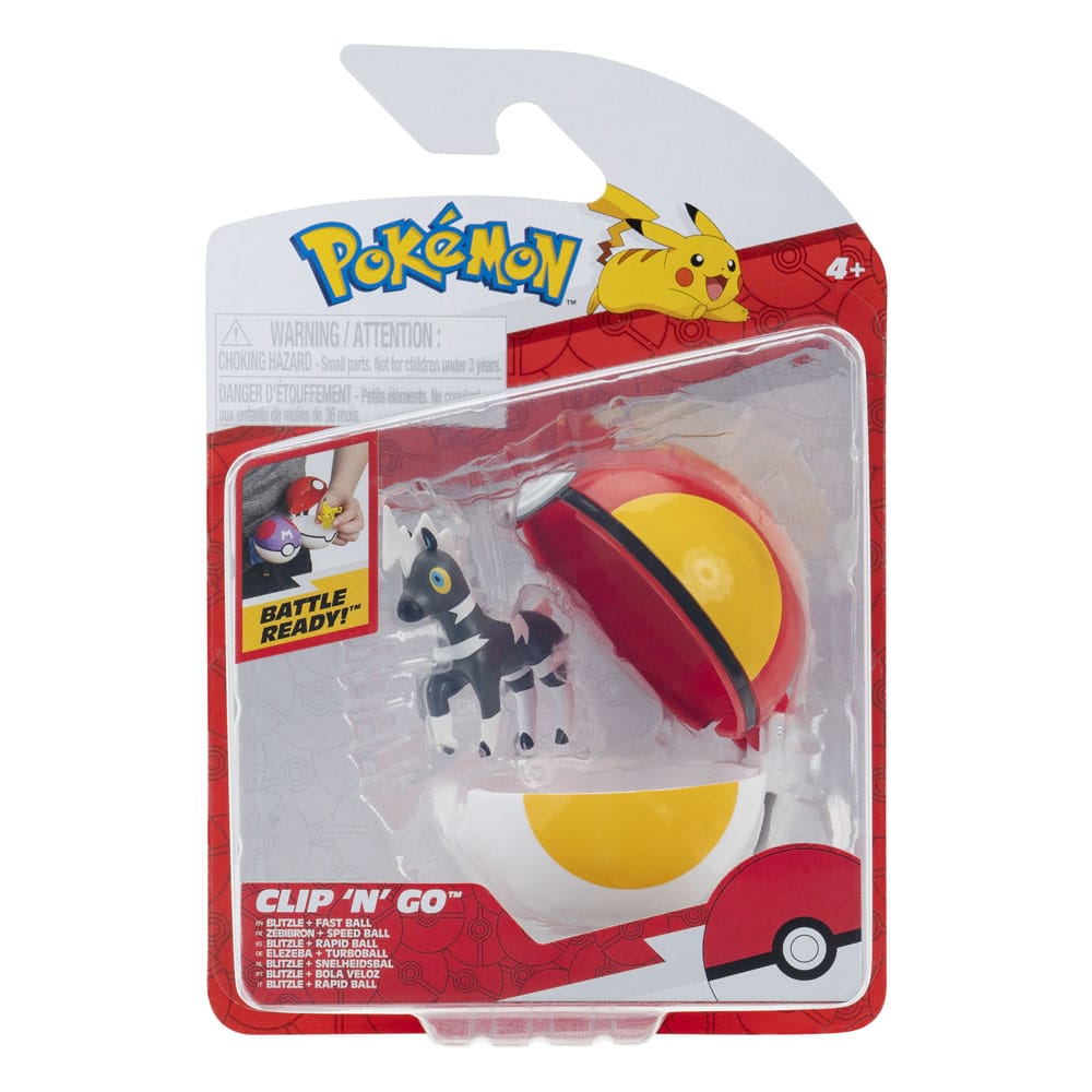 Pokémon Clip'n'Go Poké Balls Elezeba & Turboball
