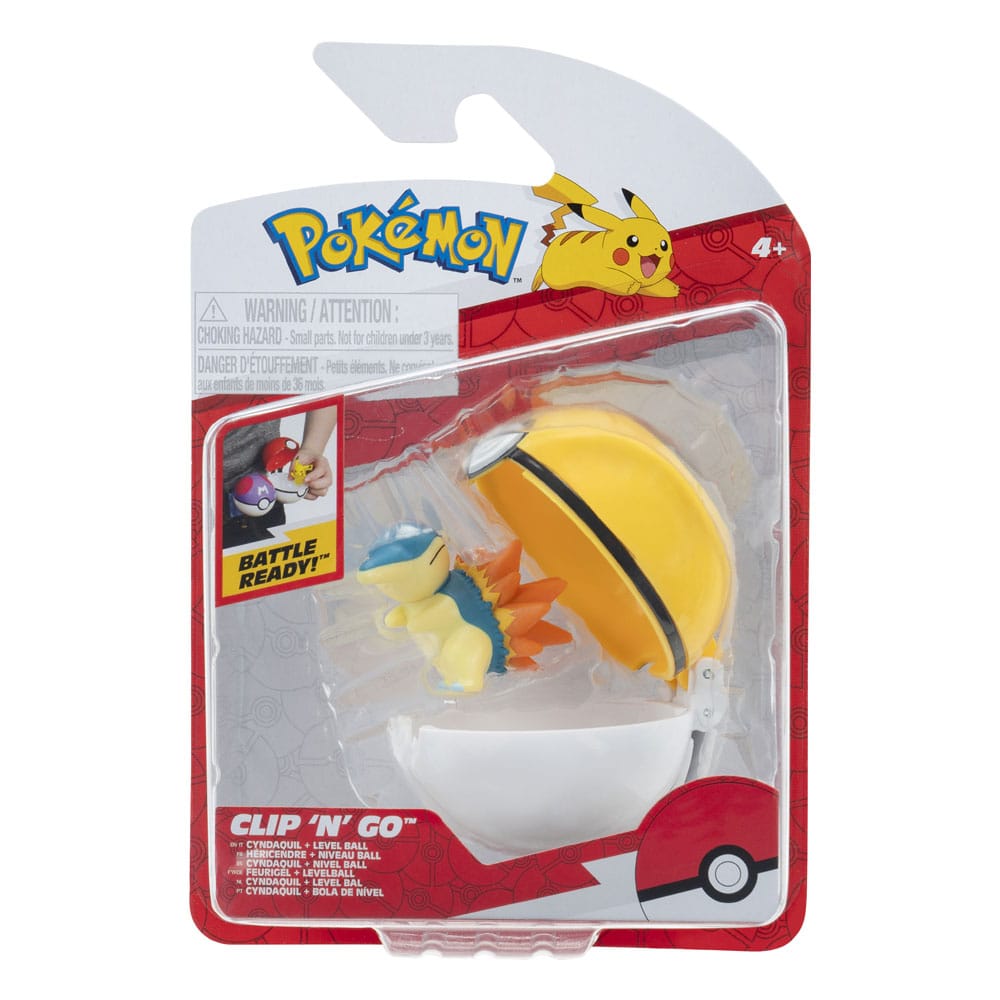 Pokémon Clip'n'Go Poké Balls Feurigel & Levelball