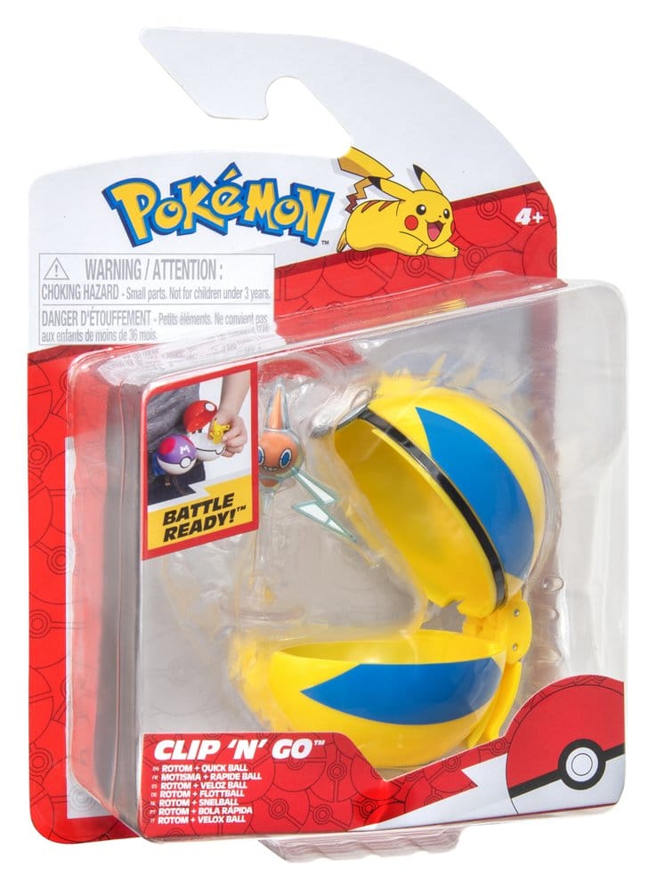 Pokémon Clip 'n' Go Actionfigur Wave 21 Rotom & Schnellball