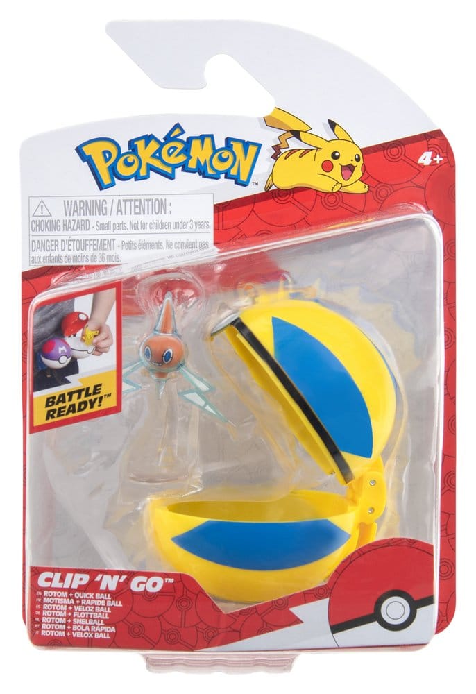 Pokémon Clip 'n' Go Actionfigur Wave 21 Rotom & Schnellball
