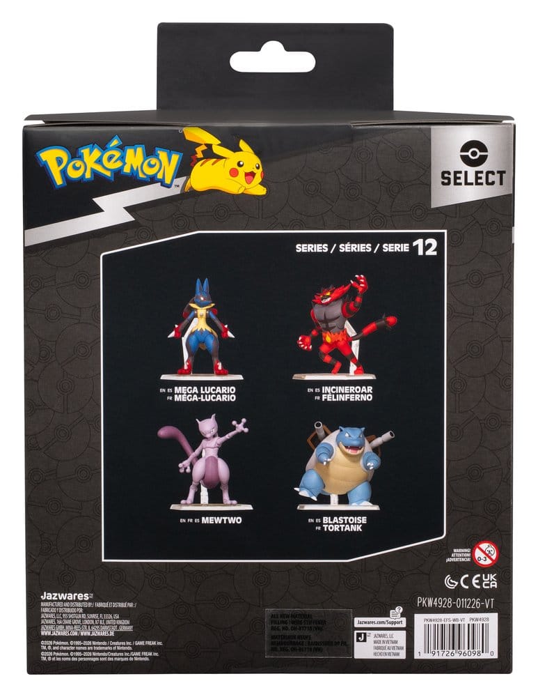 Pokémon Select Super-Articulated Actionfigur Mega-Lucario