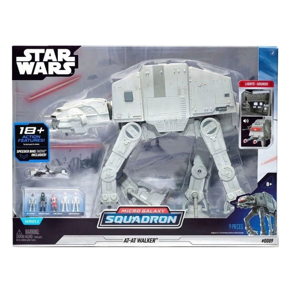 Star Wars Micro Galaxy Squadron Feature Fahrzeug mit Figuren Assault Class AT-AT 24 cm 