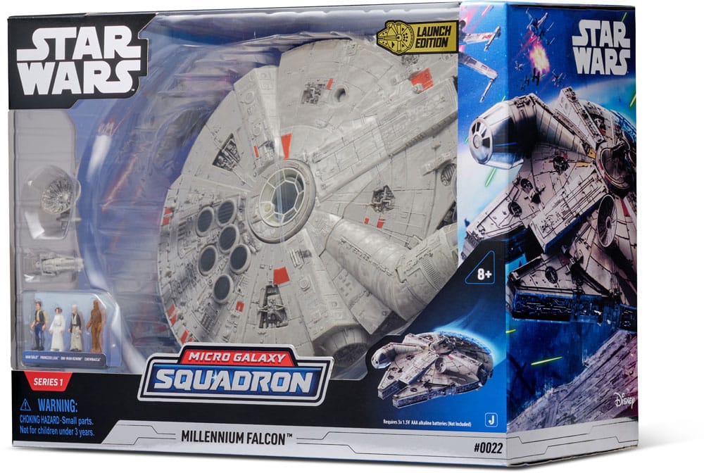 Star Wars Feature Fahrzeug mit Figur Millennium Falcon 23 cm     