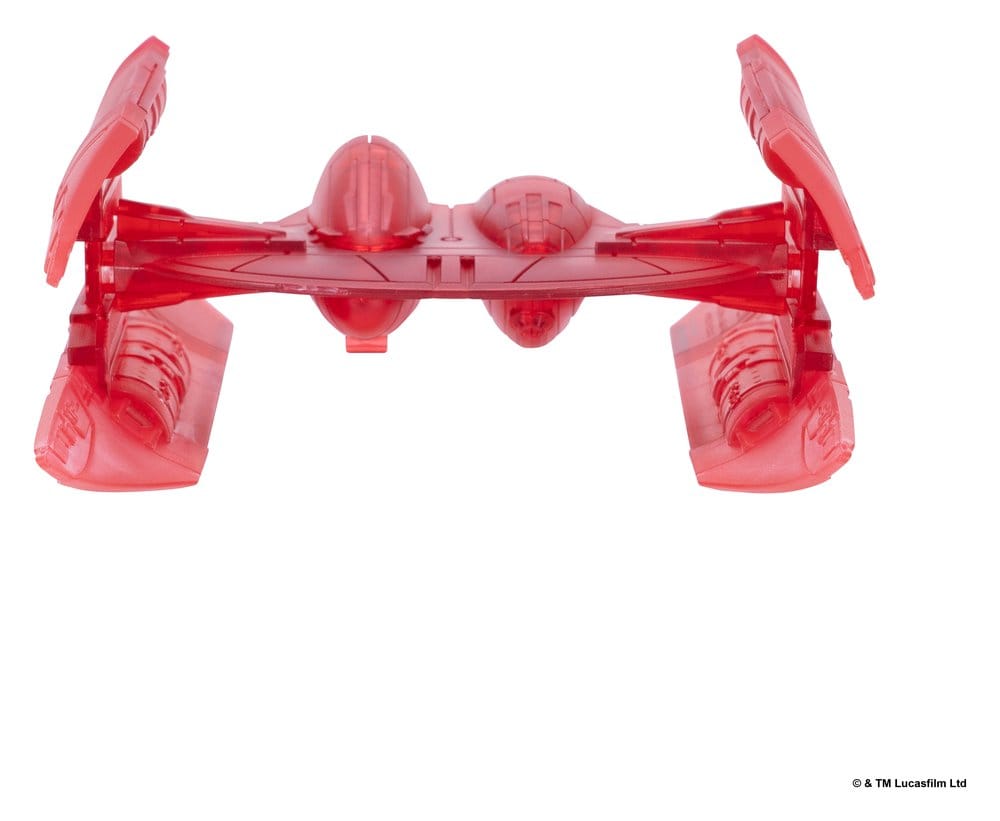Star Wars Mittelgroßes Fahrzeug & Figuren Set Hyänen-Bomber (Rotes Hologramm) & Kampfdroide (Chase)