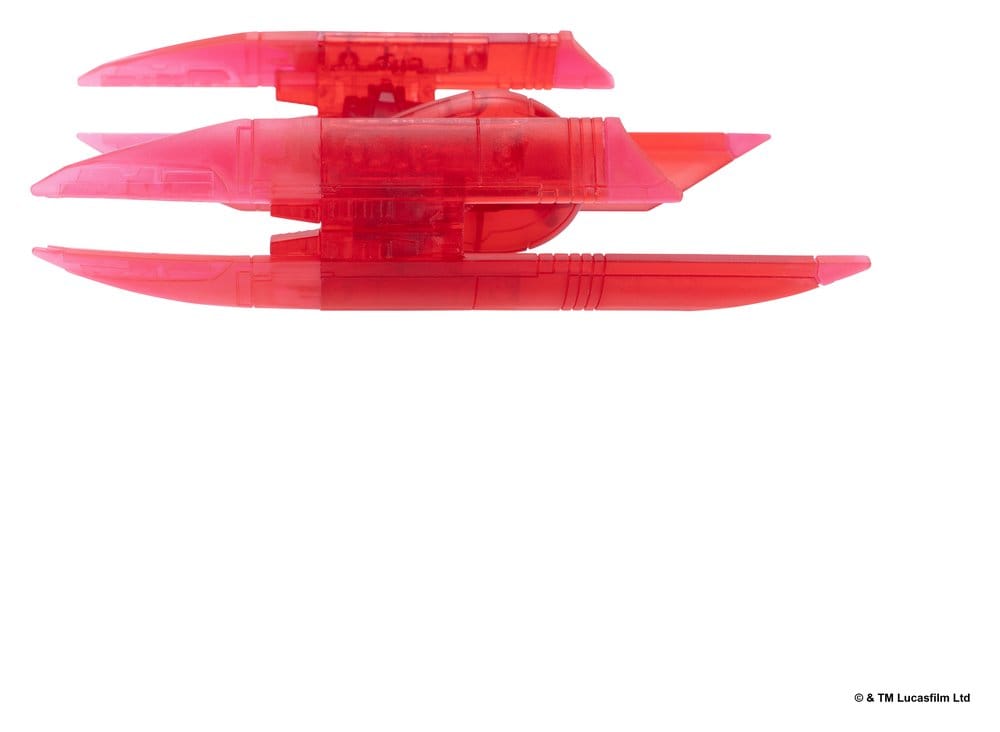 Star Wars Mittelgroßes Fahrzeug & Figuren Set Hyänen-Bomber (Rotes Hologramm) & Kampfdroide (Chase)