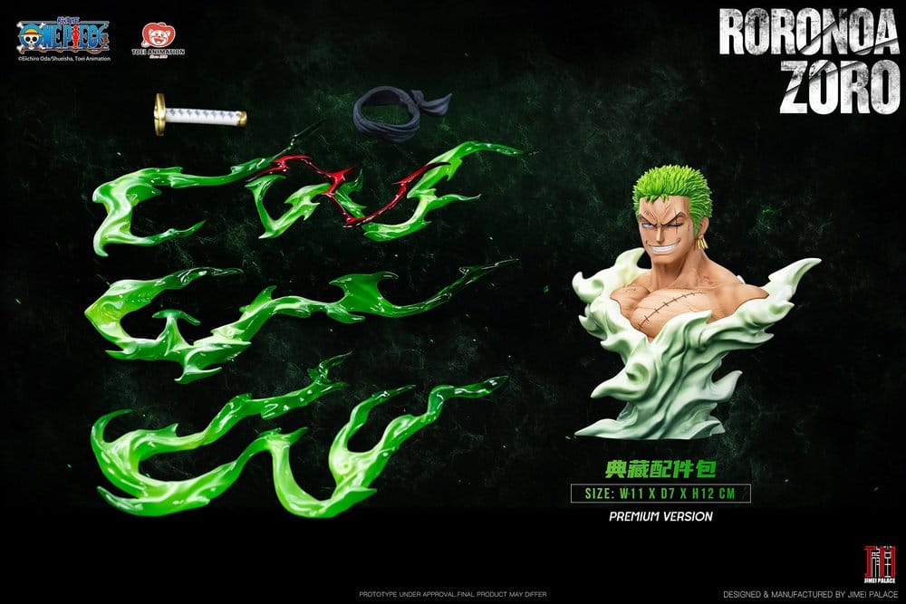 One Piece Legendary Straw Hat Crew Series Statue Roronoa Zoro (Premium Version) 34 cm