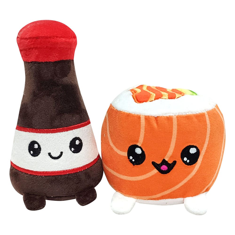 Yummis Together Plüschfiguren 2er-pack Uramaki & Soya in Take Away Bag 21 cm       