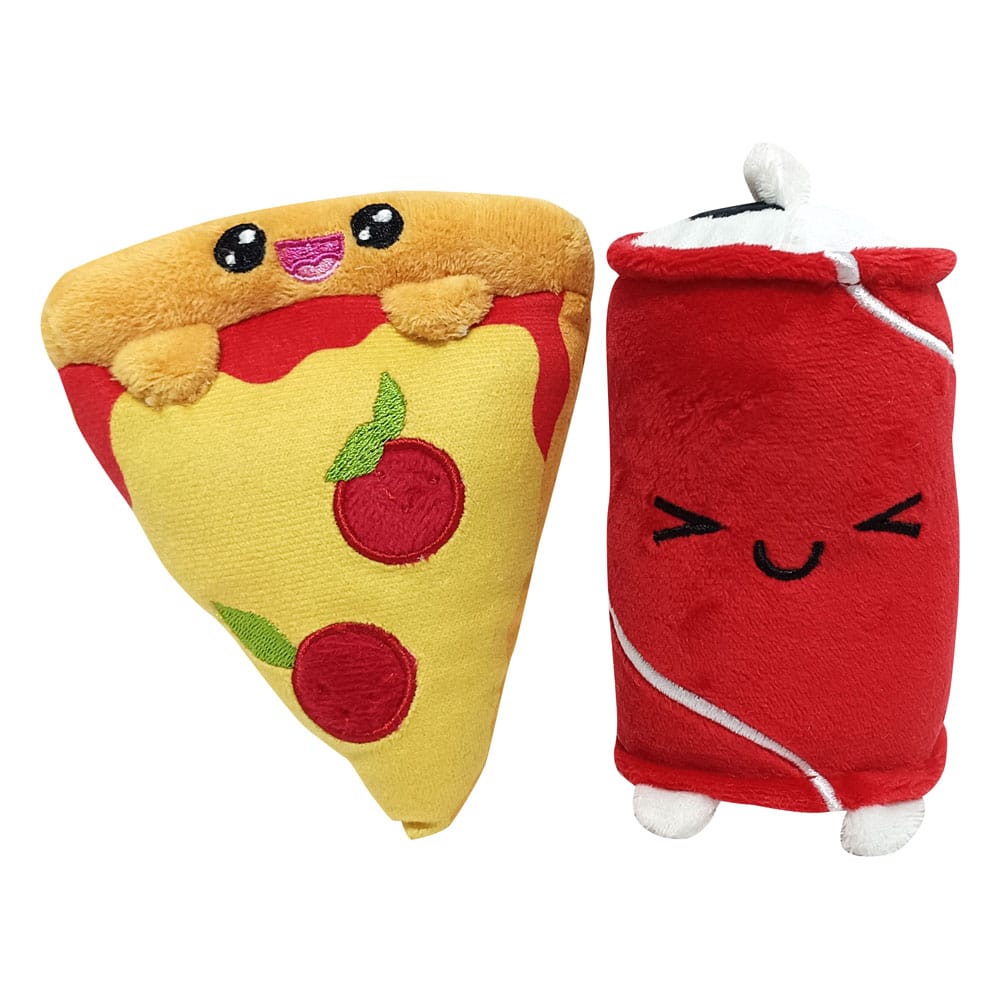 Yummis Together Plüschfiguren 2er-pack Pizza & Cola in Take Away Bag 21 cm       