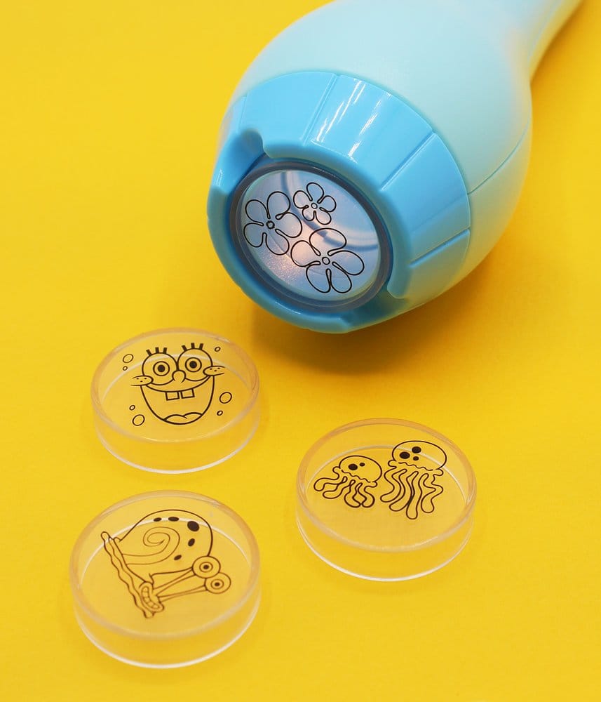 Spongebob Projektions-Taschenlampe mit 4 Motiven