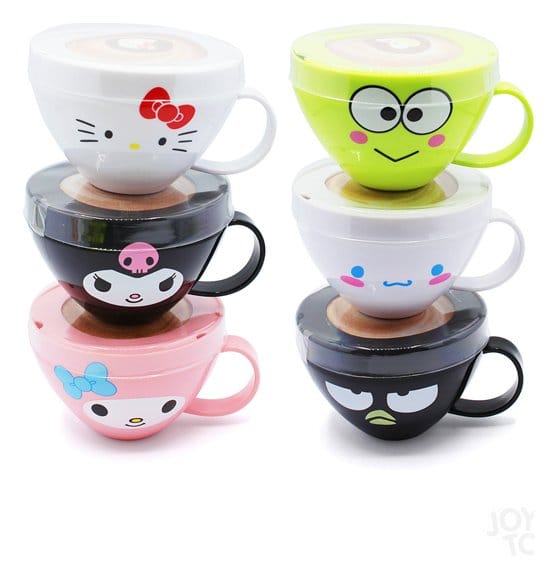 Sanrio Squishy Figuren Hello Kitty Cappuccino Display (8)  