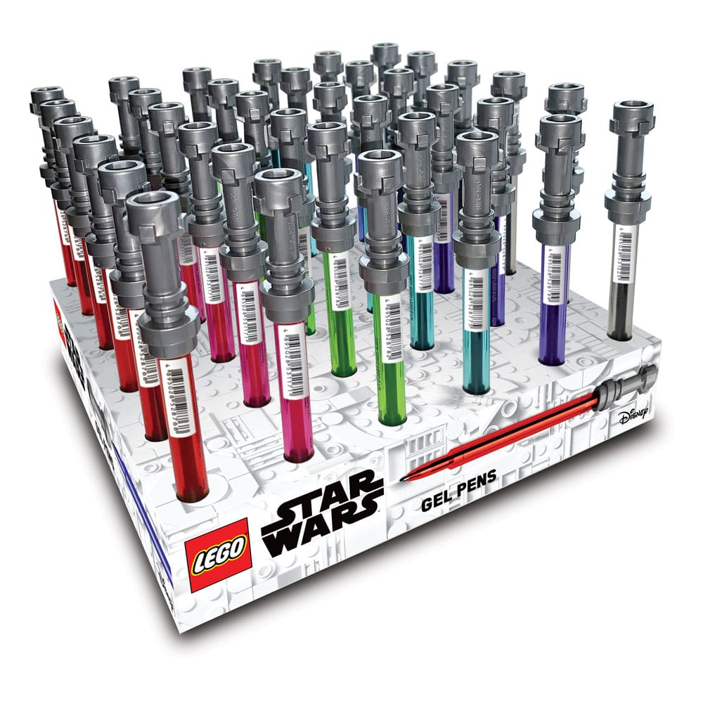 LEGO Star Wars Gelstifte Lichtschwert Display (36)  