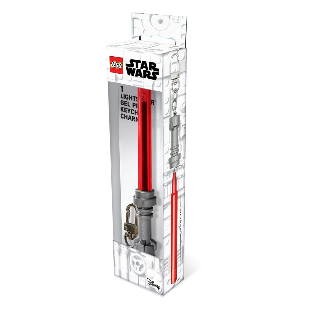 LEGO Star Wars Gelstift mit Clip Rot 
