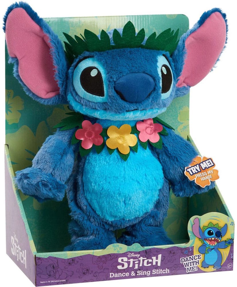Lilo & Stitch Plüschfigur mit Tanz und Sing Funktion Stitch 38 cm 
