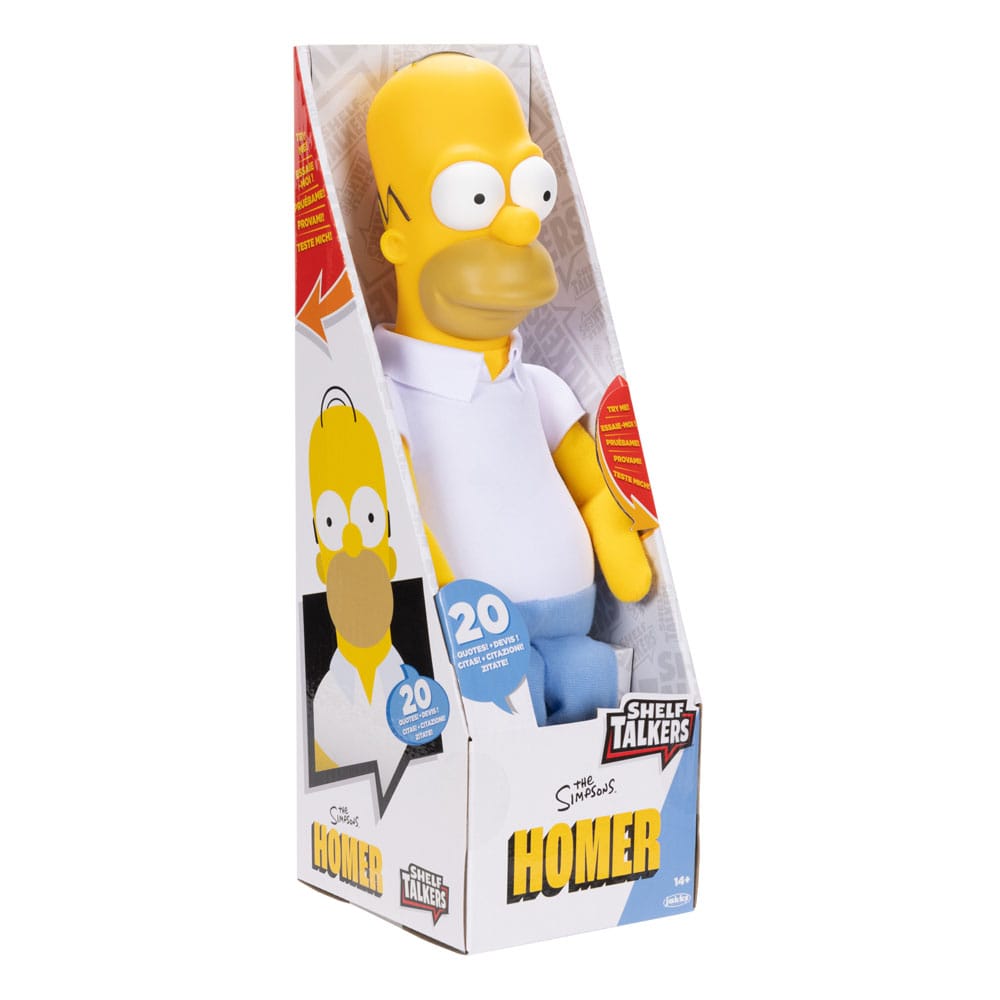 Simpsons Plüschfigur sprechend Homer 33 cm *Englische Version*     