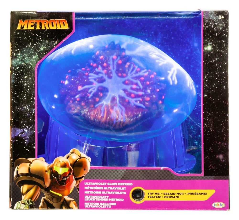 World of Nintendo Metroid Prime Actionfigur Metroid Ultraviolet Glow 15 cm     