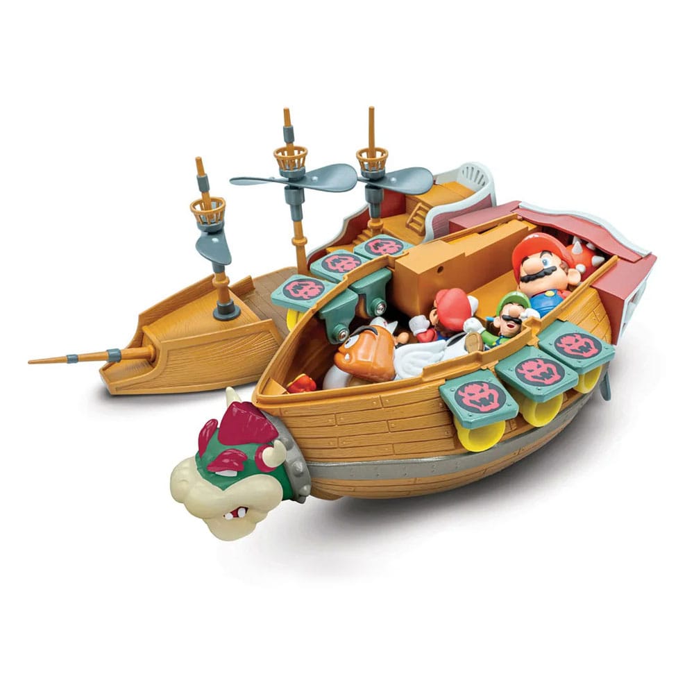 World of Nintendo Super Mario Spielset Bowsers Luftschiff Deluxe 