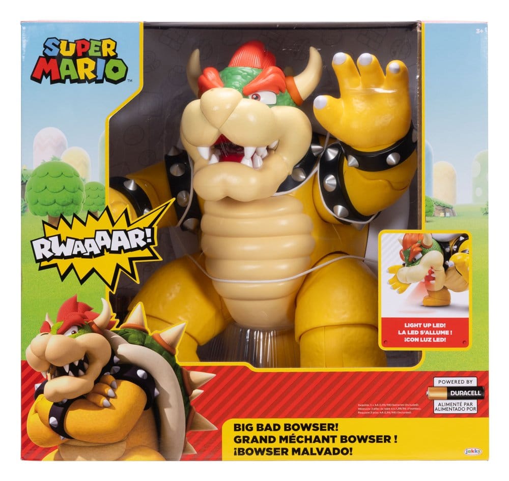 Super Mario Actionfigur Big Bad Bowser 30 cm      