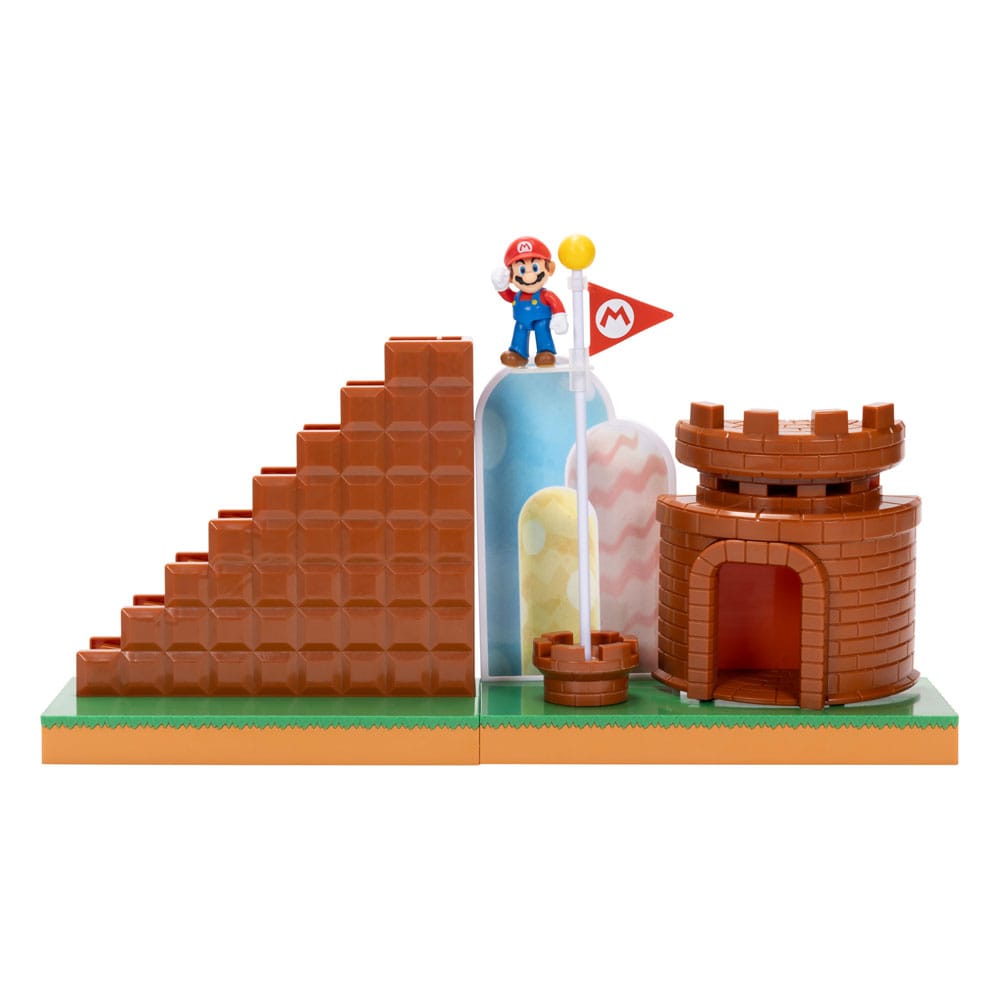 World of Nintendo Super Mario Minifiguren Spielset End Level   