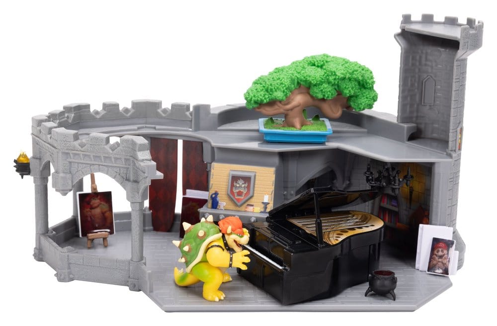 Der Super Mario Galaxy Film Deluxe Spielset mit 1 Minifigur Bowsers Schloss