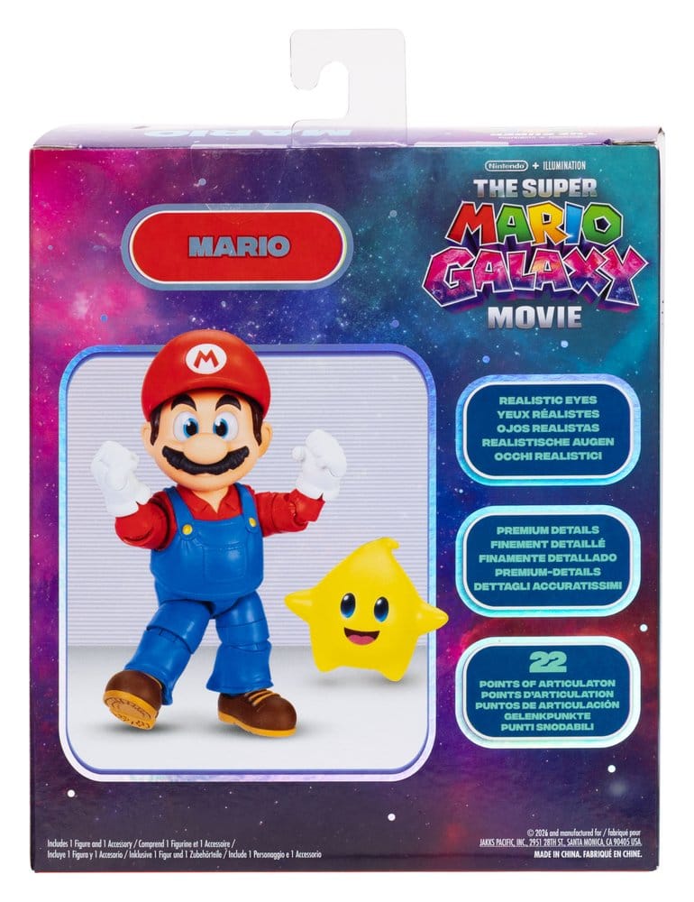Der Super Mario Galaxy Film Actionfigur Mario 13 cm