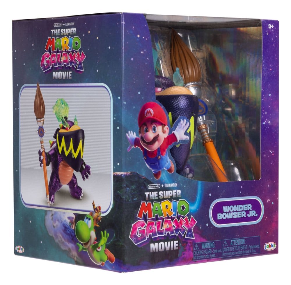 Der Super Mario Galaxy Film Actionfigur Wonder Bowser Jr. 13 cm