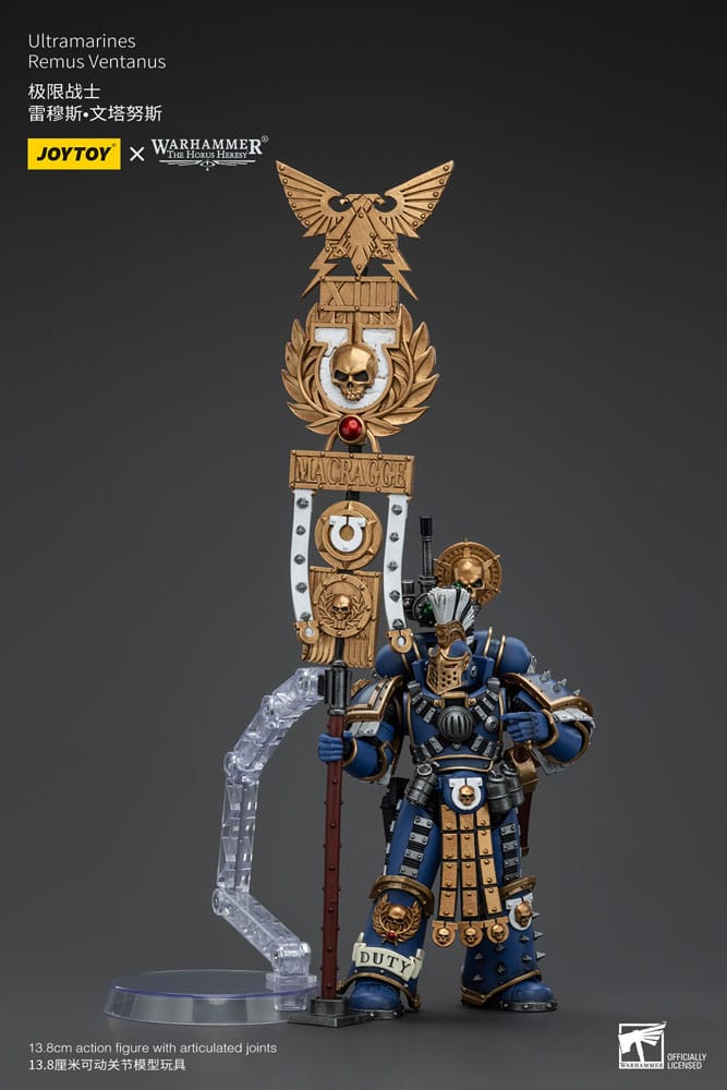 Warhammer The Horus Heresy Actionfigur 1/18 Ultramarines Remus Ventanus 14 cm  