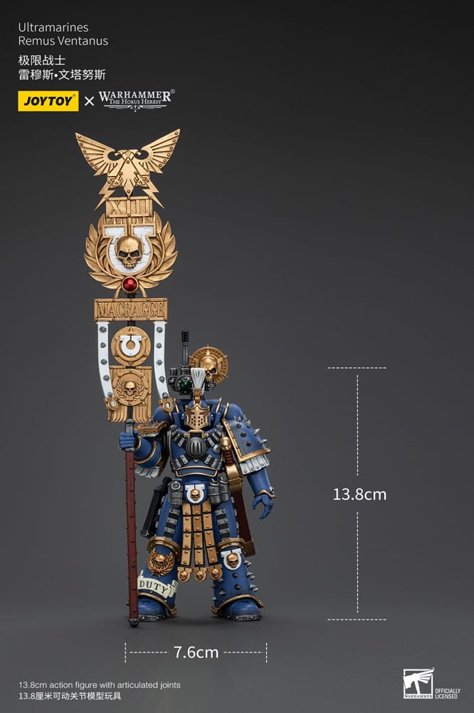 Warhammer The Horus Heresy Actionfigur 1/18 Ultramarines Remus Ventanus 14 cm  