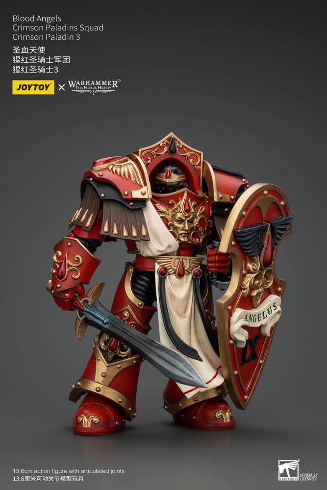 Warhammer The Horus Heresy Actionfigur 1/18 Blood Angels Crimson Paladins Squad Crimson Paladin 3 14 cm   
