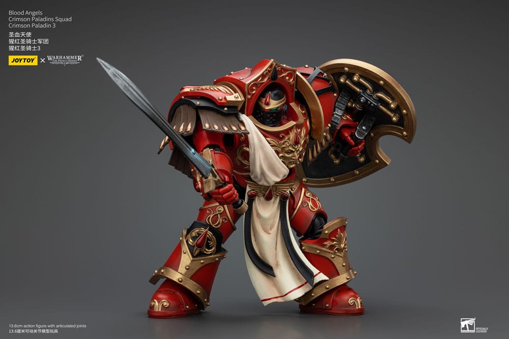 Warhammer The Horus Heresy Actionfigur 1/18 Blood Angels Crimson Paladins Squad Crimson Paladin 3 14 cm   