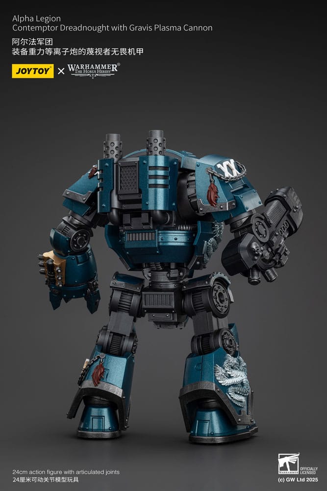 Warhammer The Horus Heresy Actionfigur Alpha Legion Contemptor Dreadnought with Gravis Plasma Cannon 25 cm