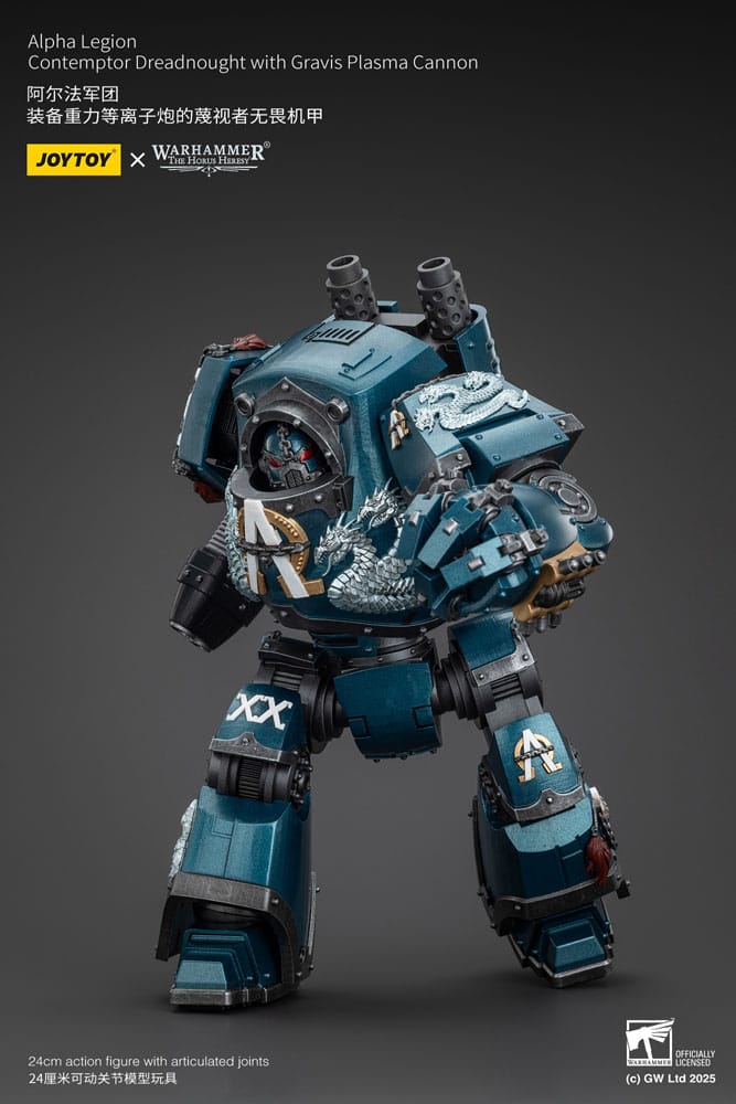 Warhammer The Horus Heresy Actionfigur Alpha Legion Contemptor Dreadnought with Gravis Plasma Cannon 25 cm