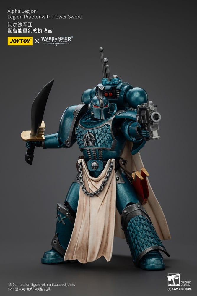 Warhammer The Horus Heresy Actionfigur Alpha Legion Praetor with Power Sword 20 cm