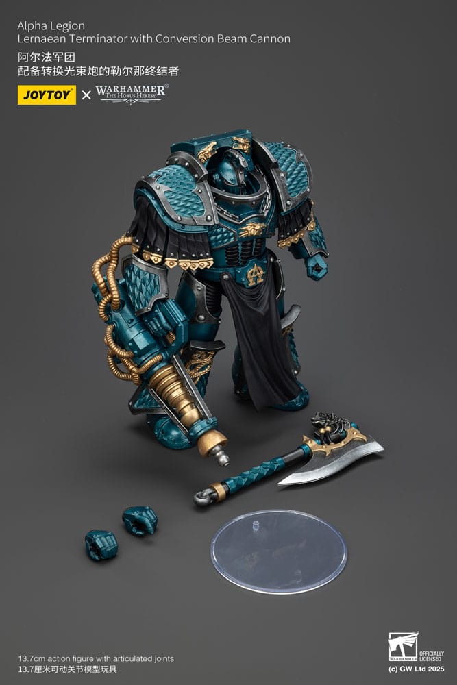 Warhammer The Horus Heresy Actionfigur Alpha Legion Lernaean Terminator with Conversion Beam Cannon 20 cm