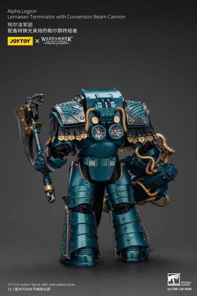 Warhammer The Horus Heresy Actionfigur Alpha Legion Lernaean Terminator with Conversion Beam Cannon 20 cm