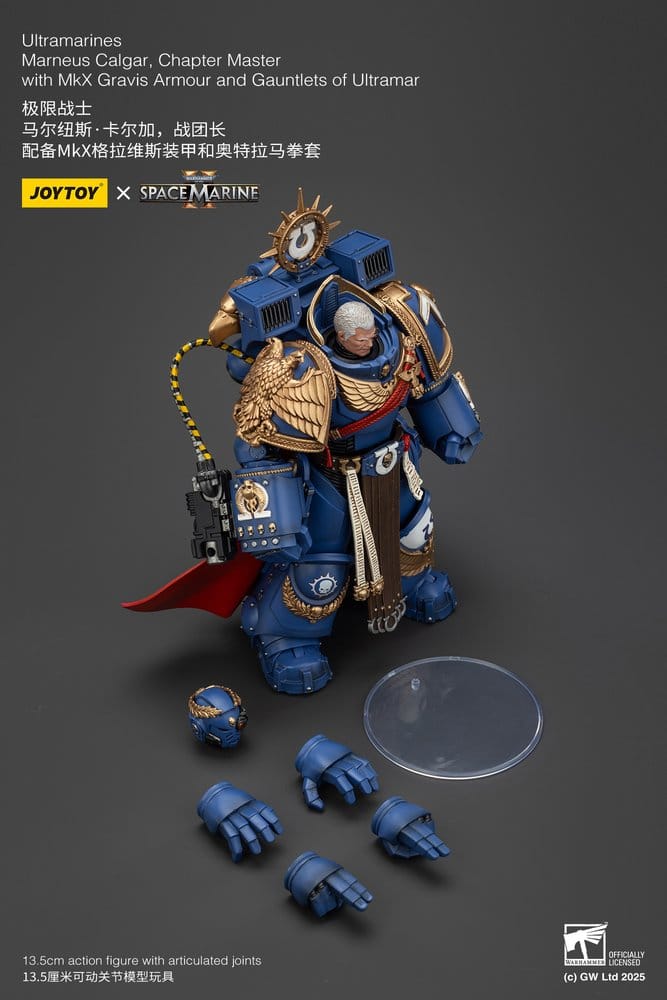Warhammer 40,000 Actionfigur Ultramarines Marneus Calgar, Chapter Master 14 cm