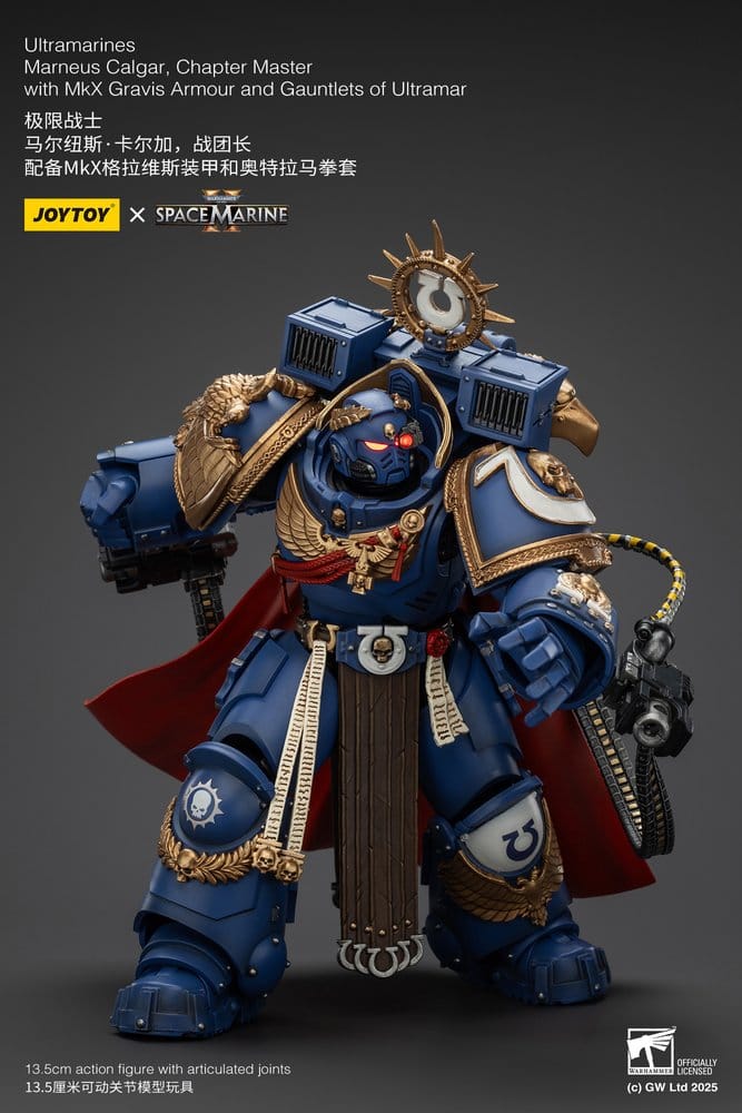 Warhammer 40,000 Actionfigur Ultramarines Marneus Calgar, Chapter Master 14 cm