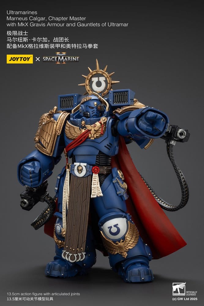 Warhammer 40,000 Actionfigur Ultramarines Marneus Calgar, Chapter Master 14 cm