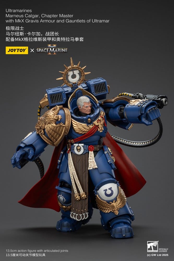 Warhammer 40,000 Actionfigur Ultramarines Marneus Calgar, Chapter Master 14 cm