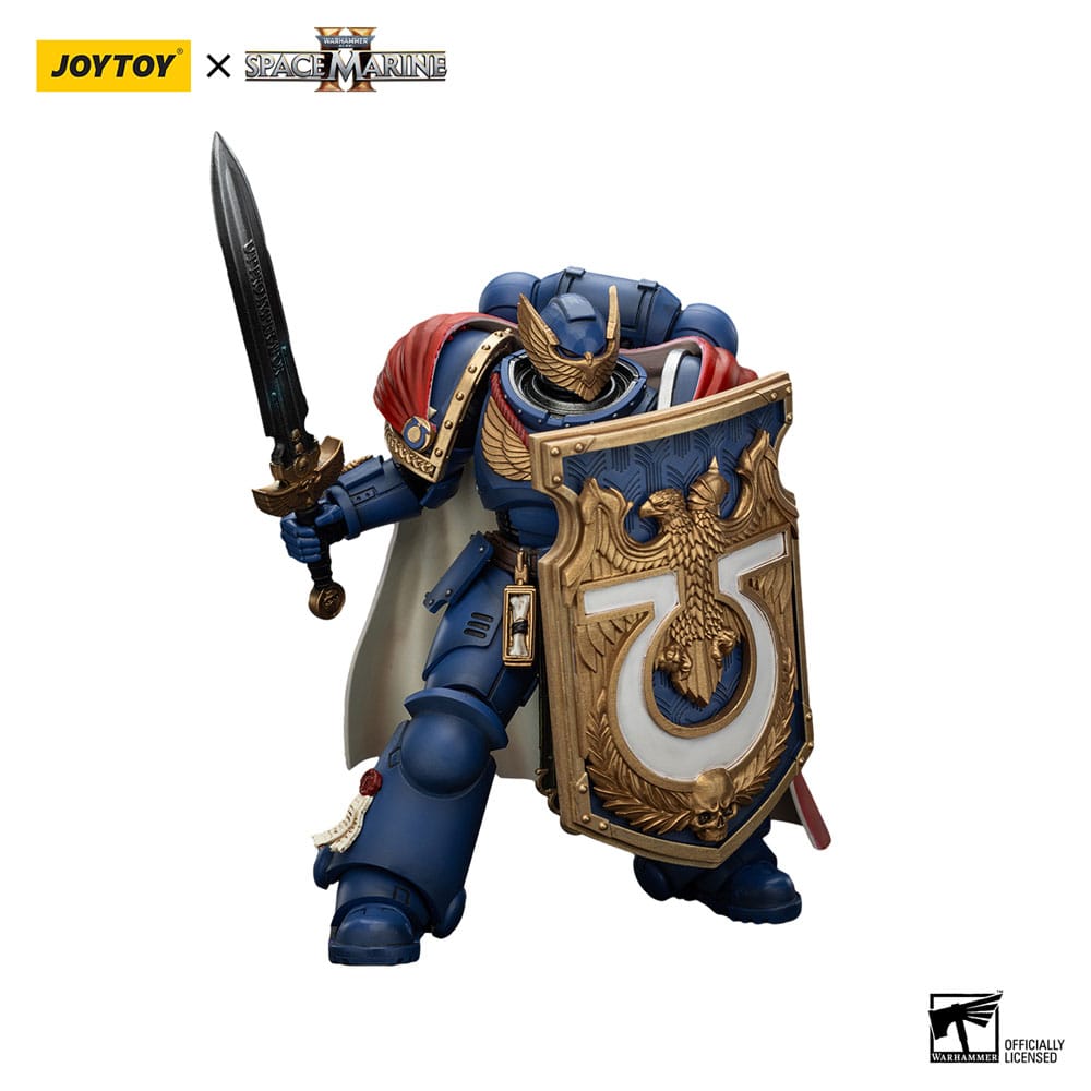 Warhammer 40k Actionfigur Ultramarines Victrix Honour Guardwith Storm Shield And Power Sword 20 cm