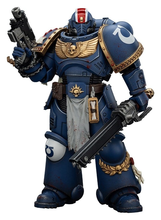 Warhammer 40,000: Space Marine 2 Actionfigur Ultramarines Lieutenant Titus Collectors Edition 13 cm