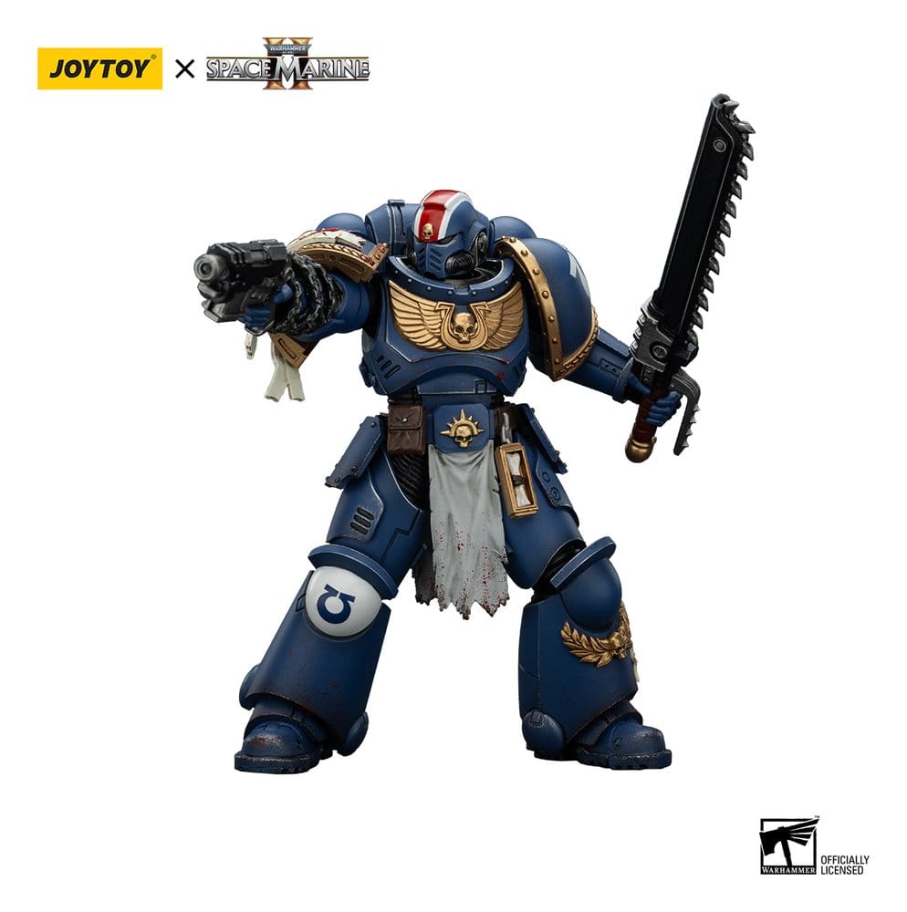Warhammer 40,000: Space Marine 2 Actionfigur Ultramarines Lieutenant Titus Collectors Edition 13 cm