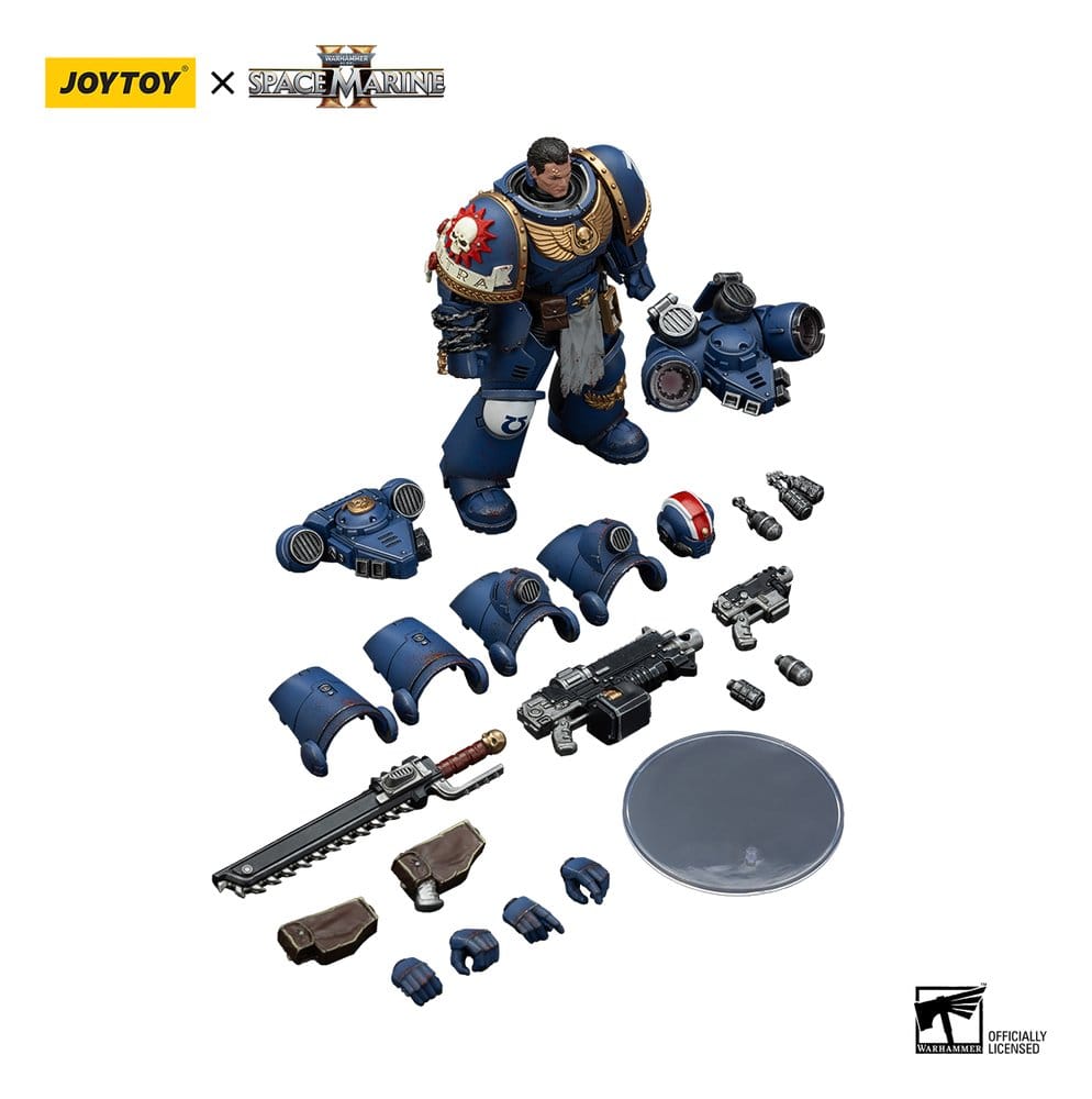 Warhammer 40,000: Space Marine 2 Actionfigur Ultramarines Lieutenant Titus Collectors Edition 13 cm
