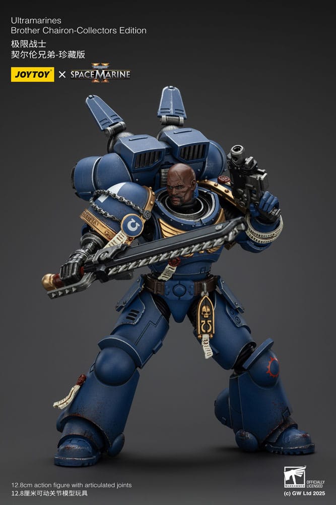 Warhammer 40,000: Space Marine 2 Actionfigur Ultramarines Brother Chairon Collectors Edition 13 cm
