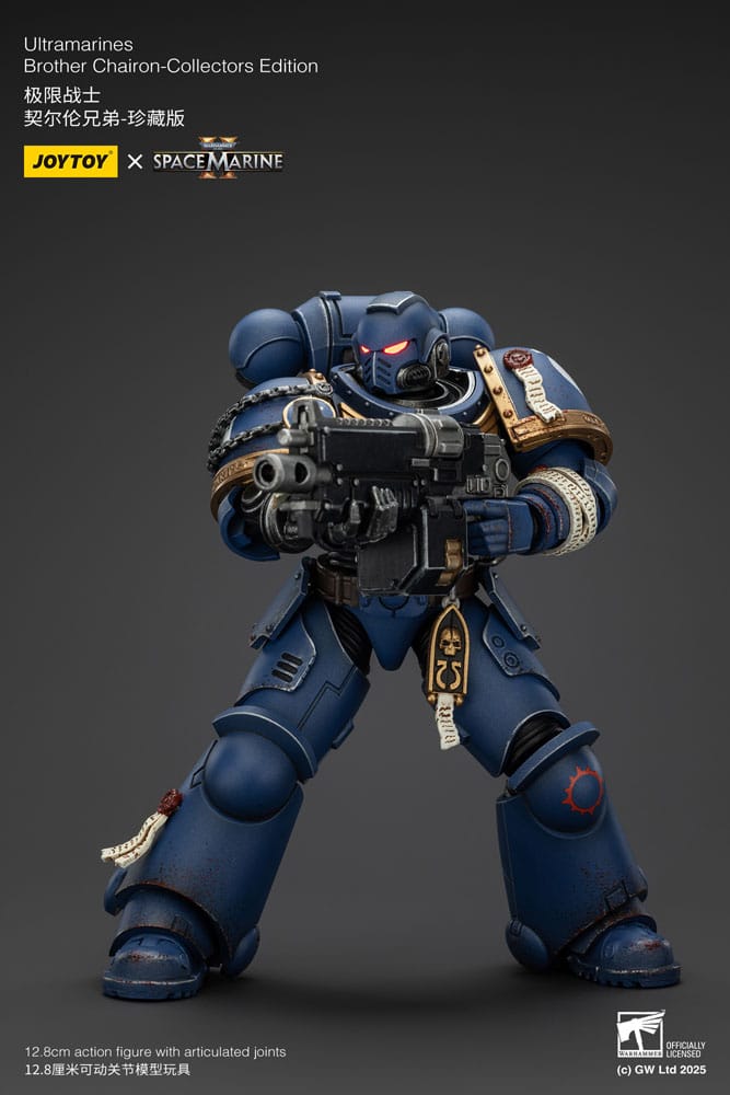 Warhammer 40,000: Space Marine 2 Actionfigur Ultramarines Brother Chairon Collectors Edition 13 cm