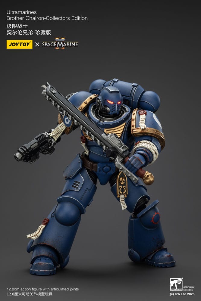 Warhammer 40,000: Space Marine 2 Actionfigur Ultramarines Brother Chairon Collectors Edition 13 cm